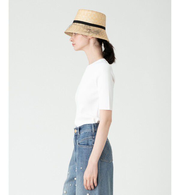 LOULOU WILLOUGHBY「【LOULOU WILLOUGHBY】ソウバリクルー5分袖プルオーバー」|その他|