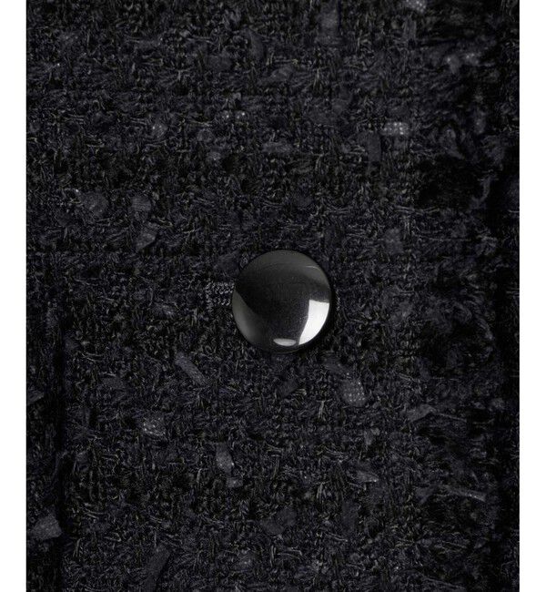 LOULOU WILLOUGHBY「【LOULOU WILLOUGHBY】ファンシーツイードクルージャケット」|ノーカラージャケット|