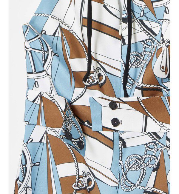 LOULOU WILLOUGHBY「【LOULOU WILLOUGHBY】RATTIマリーナプリントアメスリワンピース」|ワンピース|