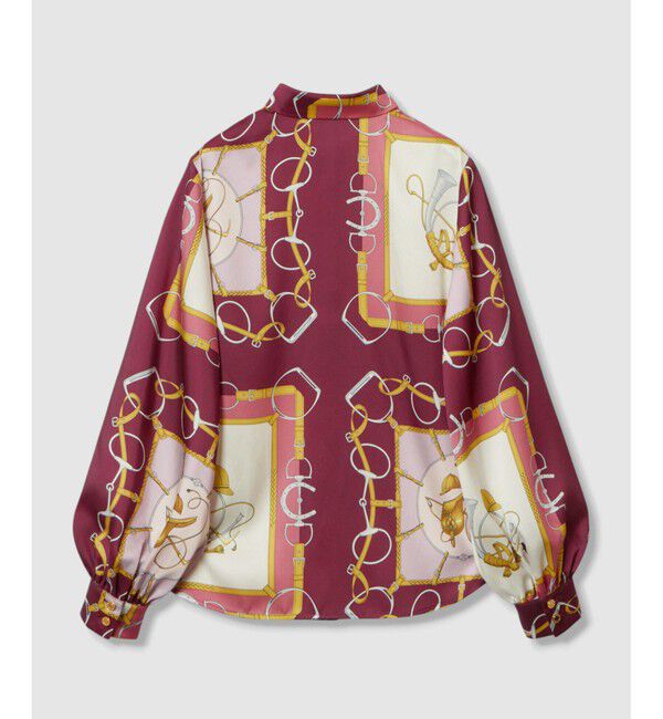 LOULOU WILLOUGHBY「【LOULOU WILLOUGHBY】RATTIジョッキープリントシャツブラウス」|シャツ・ブラウス|