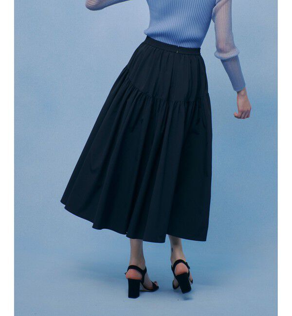 LOULOU WILLOUGHBY「【LOULOU WILLOUGHBY】キリカエタックタフタスカート」|スカート|