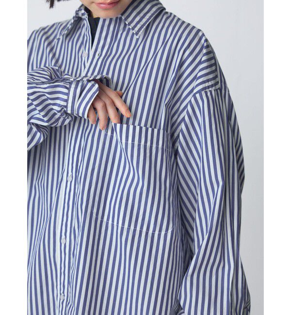 MidiUmi「MidiUmi パターンビッグシャツ」|シャツ・ブラウス|