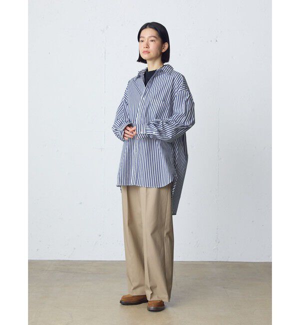 MidiUmi「MidiUmi パターンビッグシャツ」|シャツ・ブラウス|