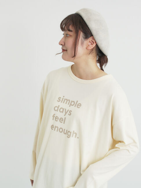 Samansa Mos2「柄アソートロゴロンT」|Tシャツ・カットソー|