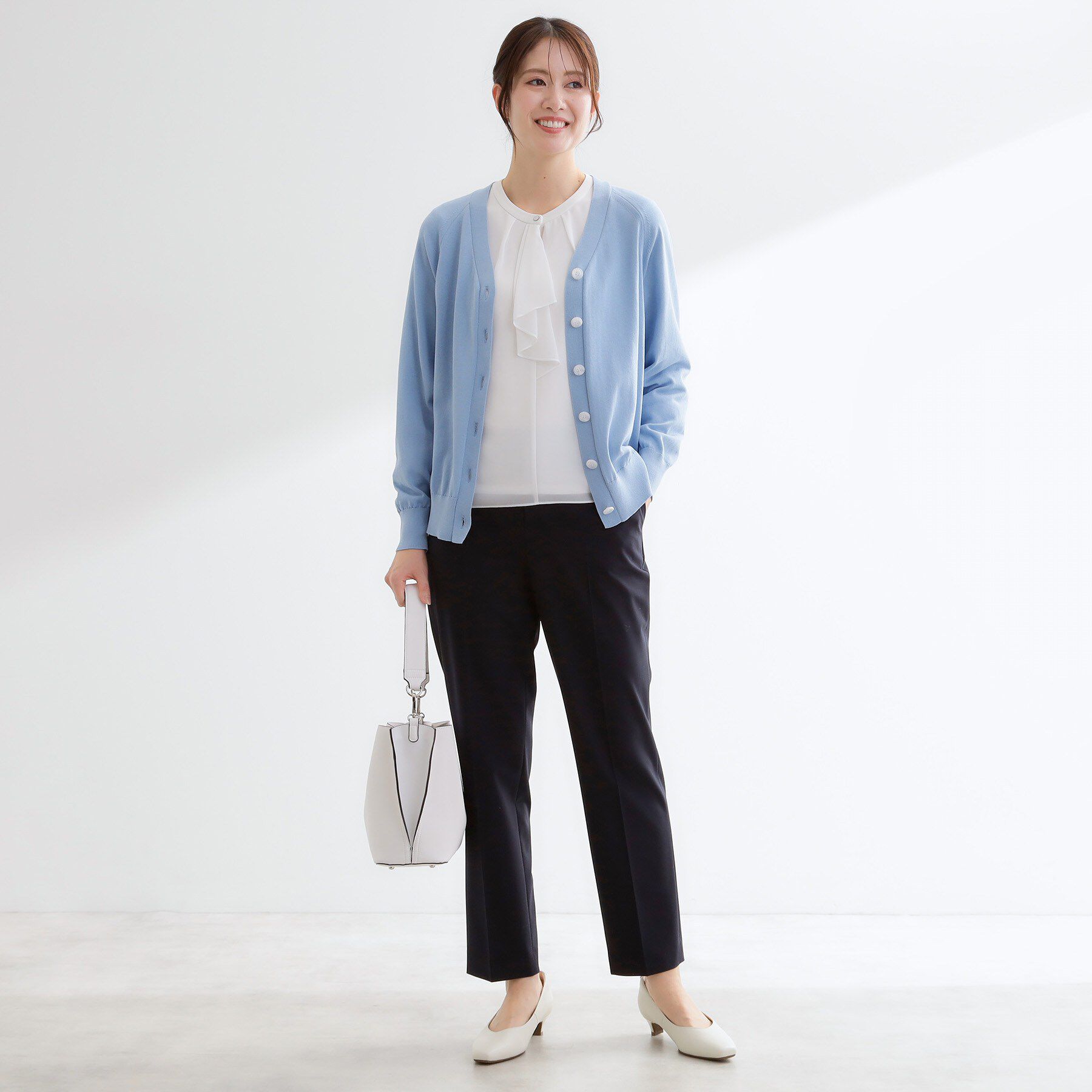 Reflect「ハイゲージVネックカーディガン」|カーディガン|