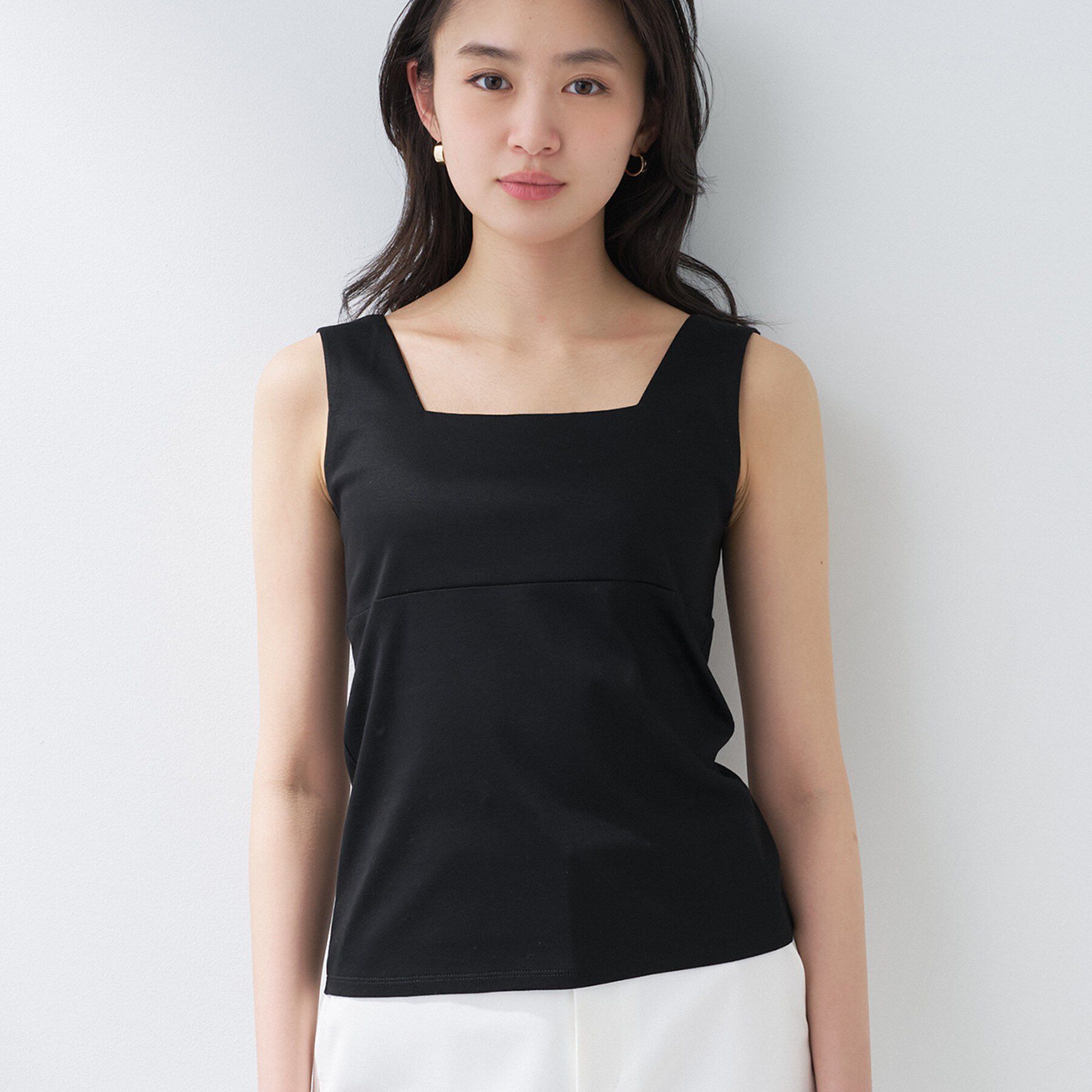 INDIVI「【日本製】ビスチェインナータンクトップ」|キャミソール|