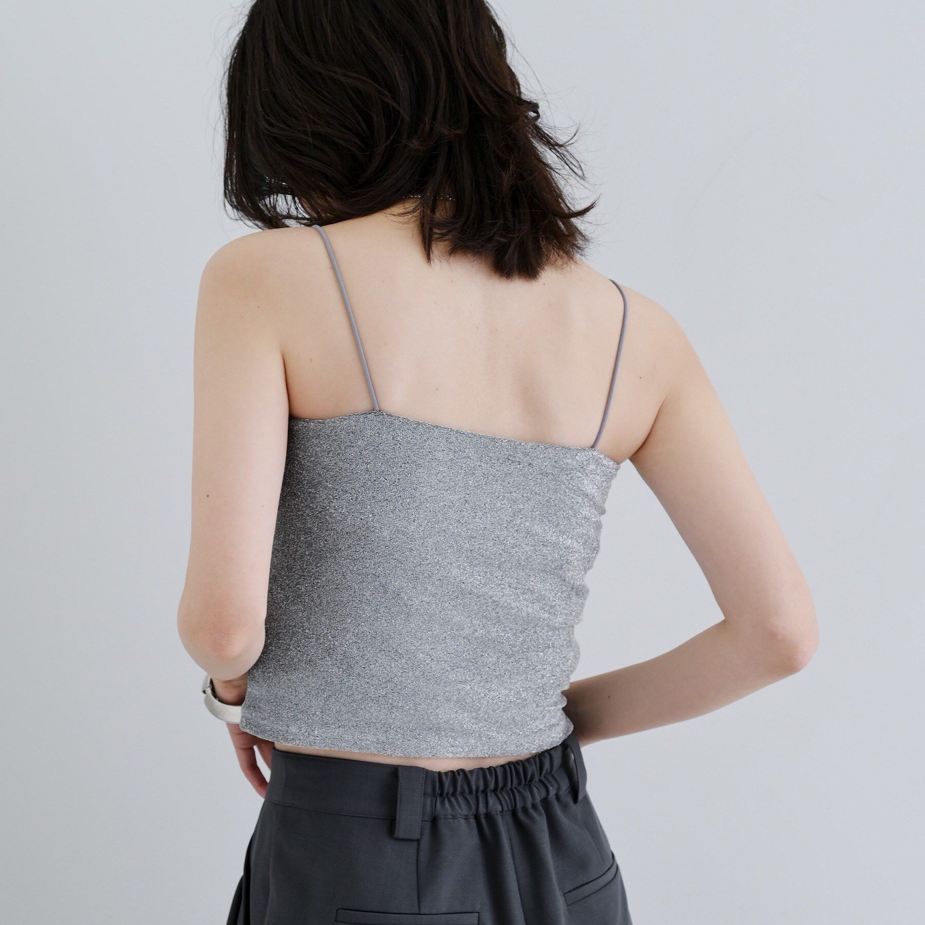 GALLEST「【一部店舗限定】カップ付きラメキャミソール」|キャミソール|