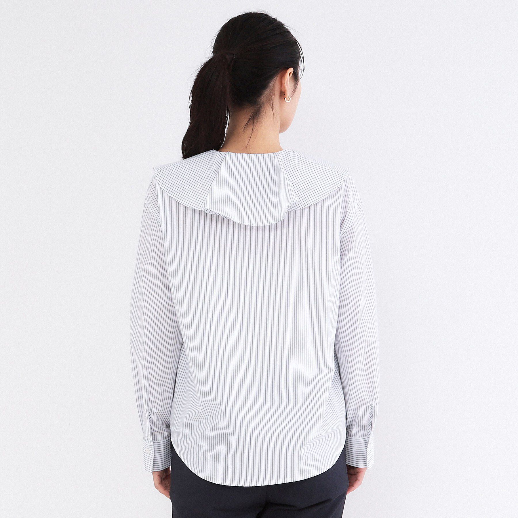 OPAQUE.CLIP「フロントフリルブラウス【洗濯機OK】」|シャツ・ブラウス|