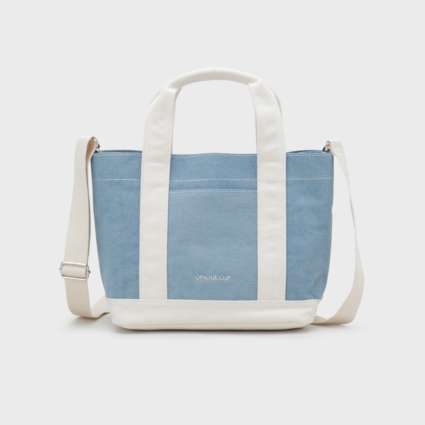 OPAQUE.CLIP「2WAYバイカラー帆布ミドルトート」|トートバッグ|