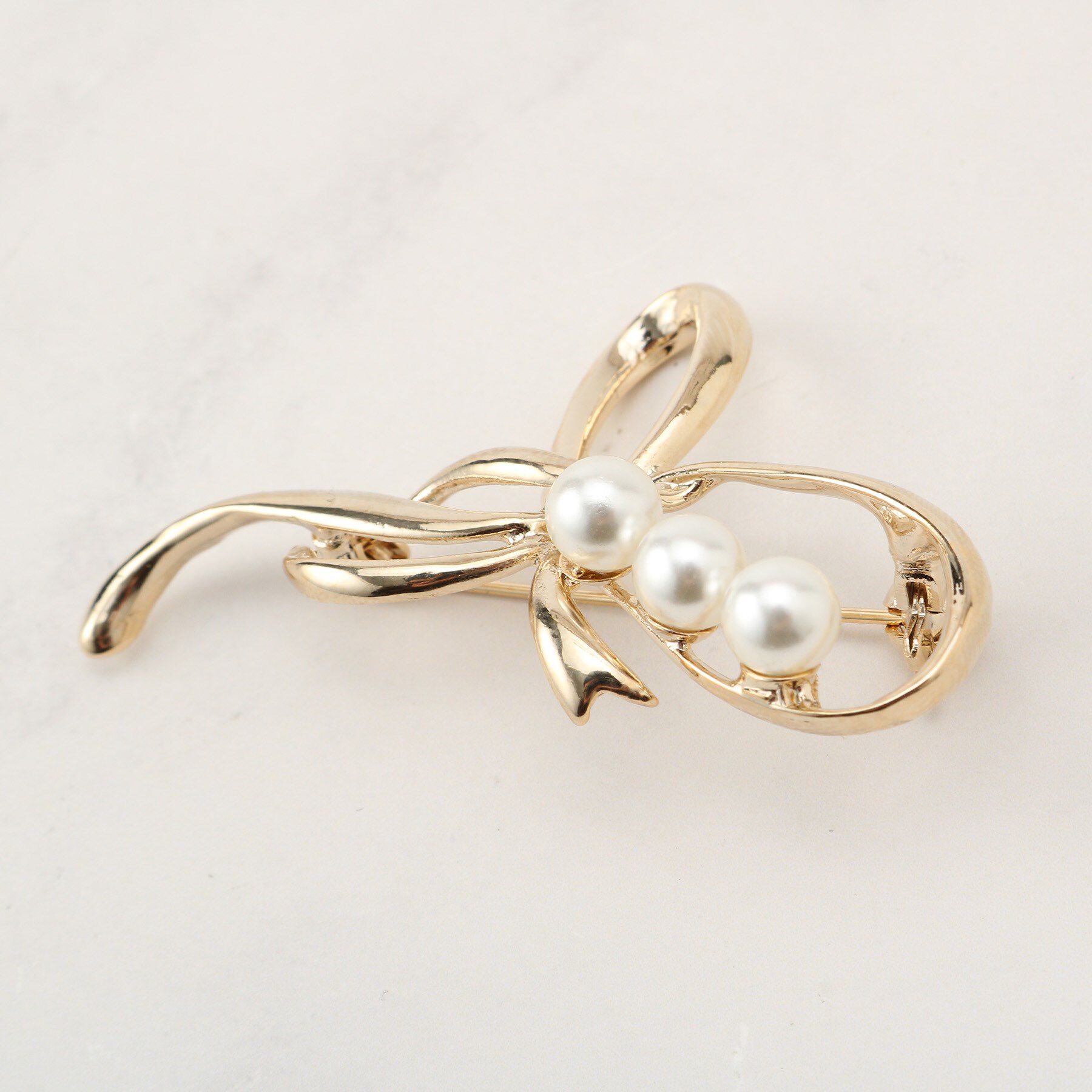 Couture broach「リボンモチーフブローチ」|ブローチ・コサージュ|