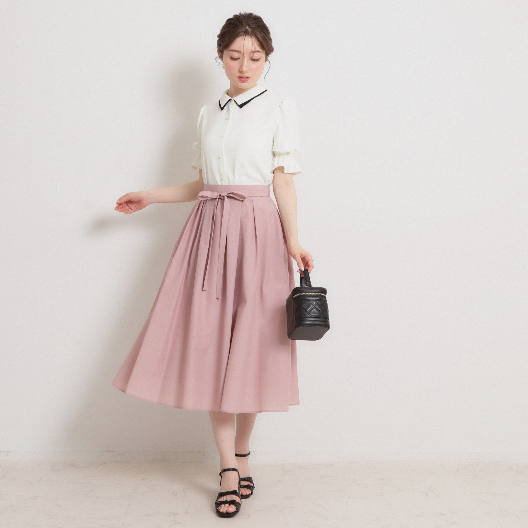 Couture broach「【通勤】ダブルカラー ブラウス」|シャツ・ブラウス|