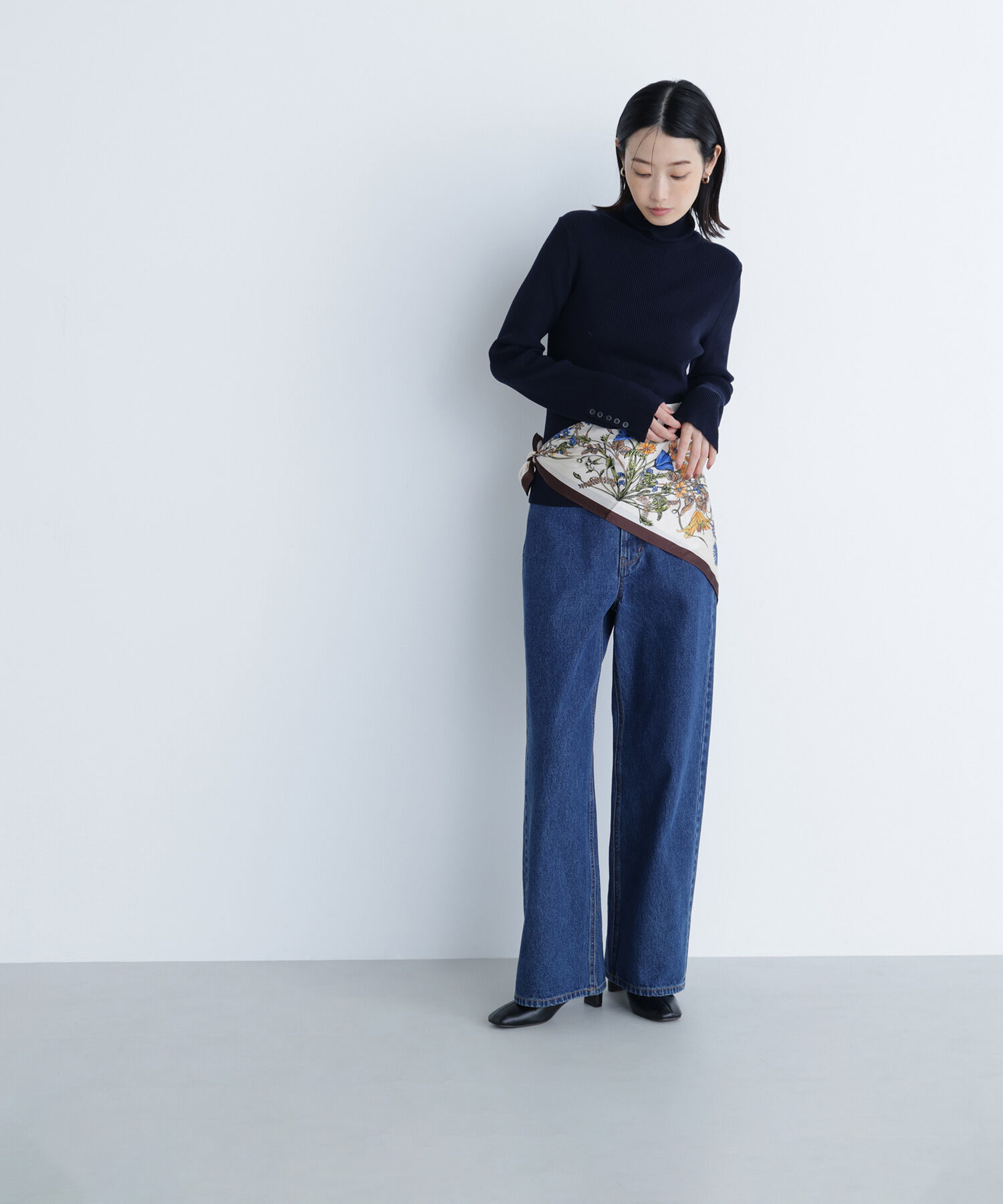  「ベーシックタートルネックニット」|ニット・セーター|