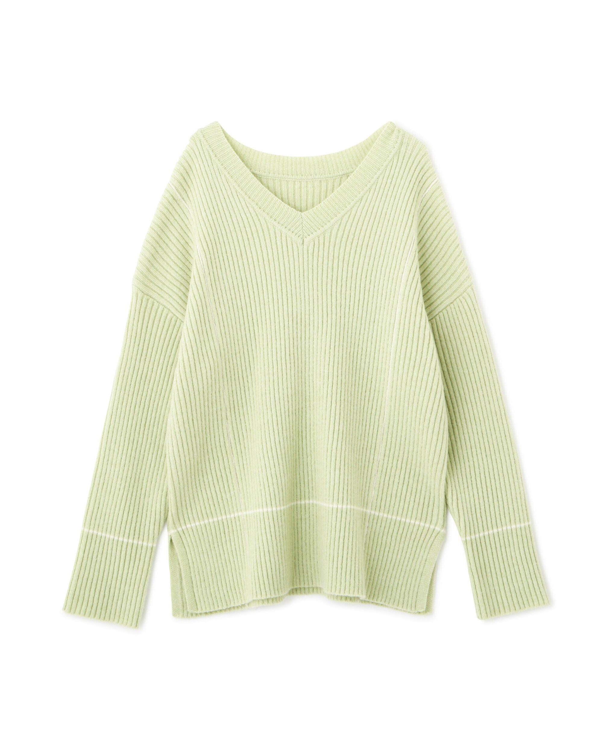  「2Wayネックウォーマー付きニット」|ニット・セーター|