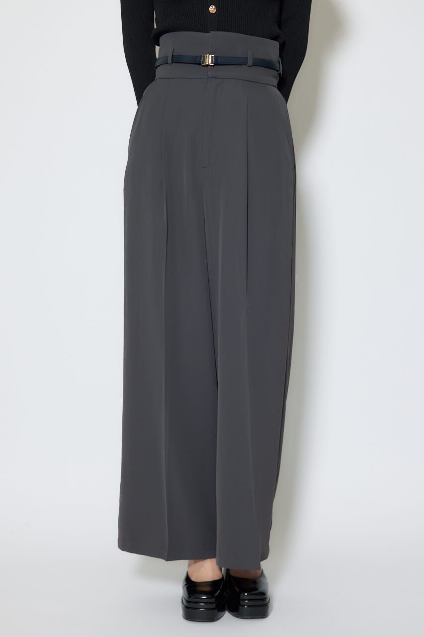 rienda「ベルトポイントハイウエストワイドパンツ」|その他|