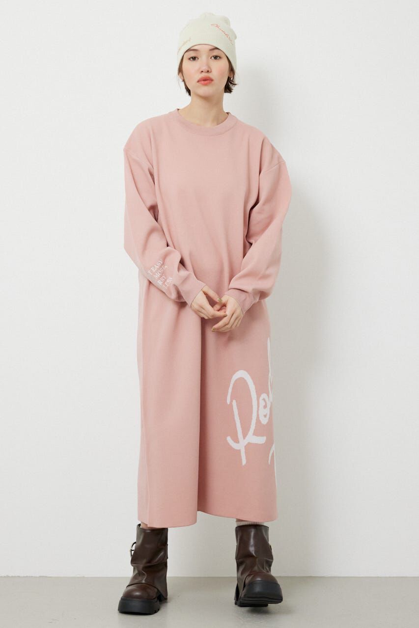 RODEO CROWNS「マキシロゴニットワンピース」|ワンピース|