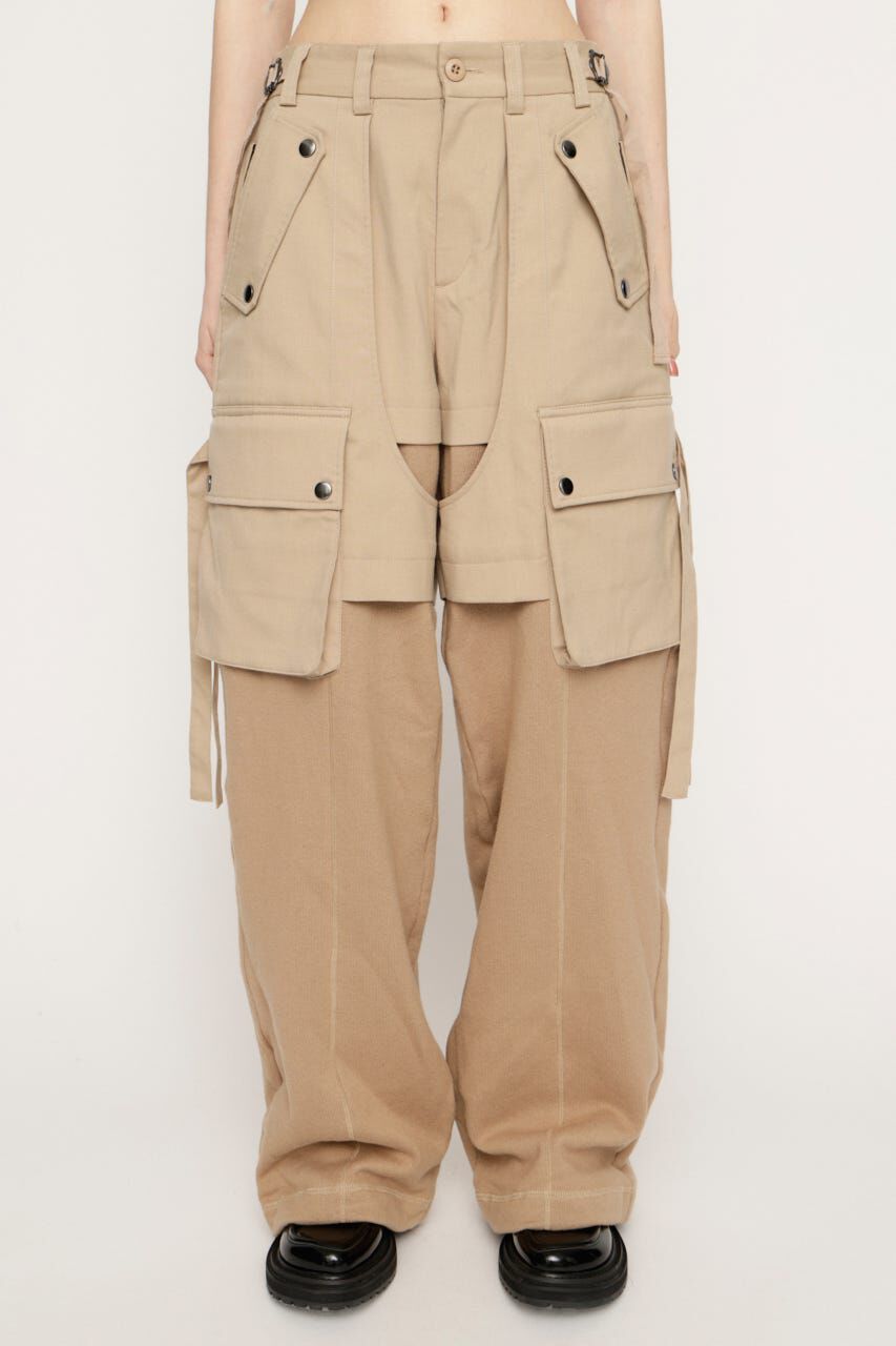 SLY「KNIT DOCKING CARGO パンツ」|その他|