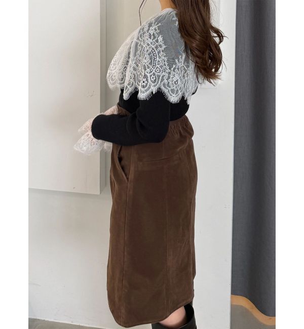 MERCURYDUO「スカラレース襟ニット」|ニット・セーター|