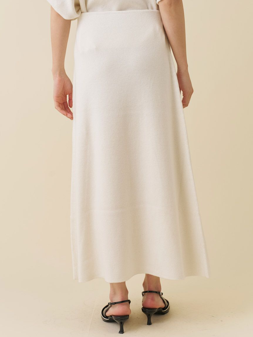 SNIDEL「ベルト付きケープ風ニットアップ」|ワンピース|