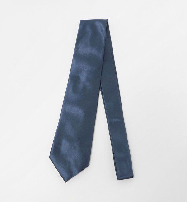 UNITED ARROWS「カラー サテン ソリッド ネクタイ」|ネクタイ・蝶ネクタイ|COBALT