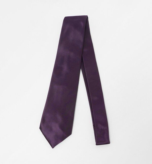 UNITED ARROWS「カラー サテン ソリッド ネクタイ」|ネクタイ・蝶ネクタイ|PURPLE