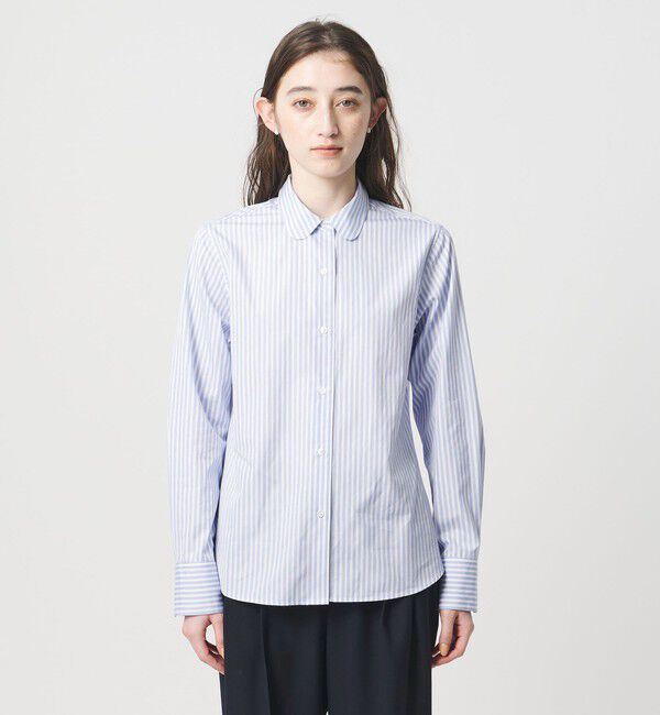 UNITED ARROWS「SOKTAS ラウンドカラー シャツ」|シャツ・ブラウス|