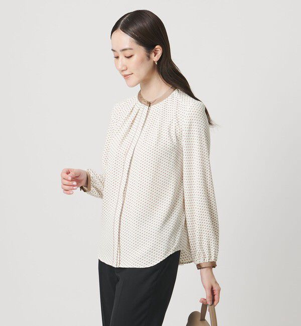 UNITED ARROWS「バイカラー パイピング ブラウス ‐ウォッシャブル‐」|シャツ・ブラウス|その他3