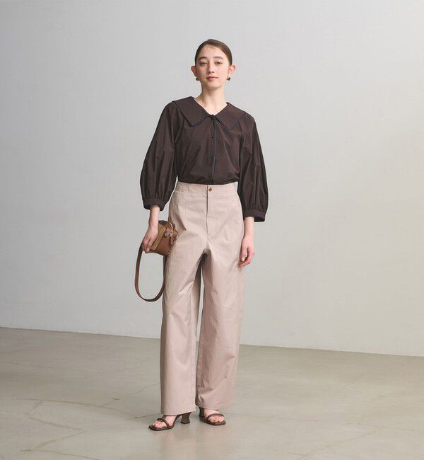 UNITED ARROWS「ビック カラー ブラウス ‐ウォッシャブル‐」|シャツ・ブラウス|