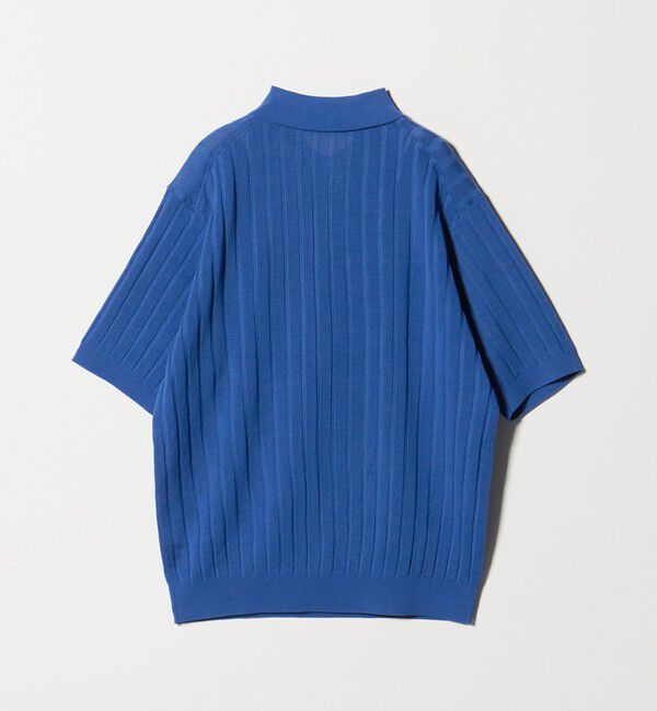 UNITED ARROWS「シャーリーカーン ワイドリブ ニットポロシャツ」|ポロシャツ|