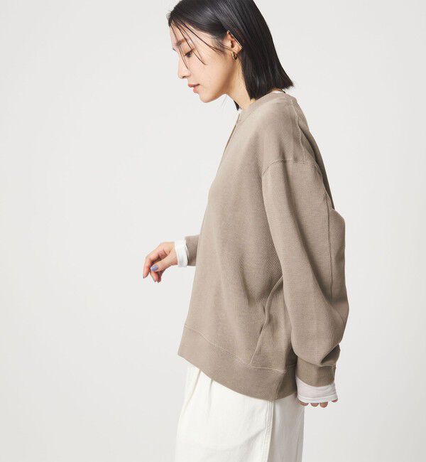 UNITED ARROWS green label relaxing「【WEB限定】＜at ease＞ダブルフェイス プルオーバー カットソー」|Tシャツ・カットソー|