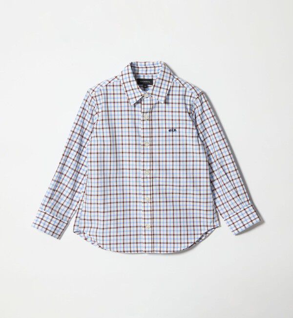 UNITED ARROWS green label relaxing「チェックシャツ / キッズ 110cm-130cm」|シャツ・ブラウス|LT.BLUE
