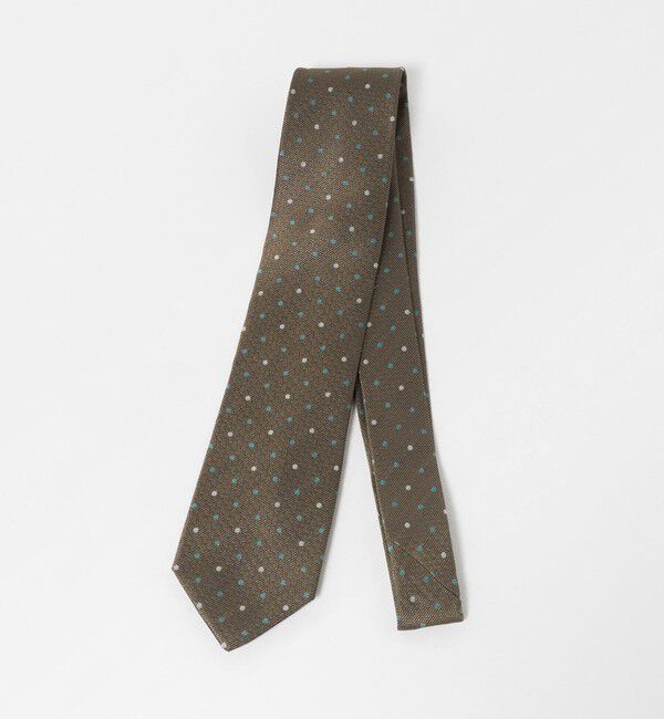 UNITED ARROWS green label relaxing「GLR 8.0cm ドット ネクタイ」|ネクタイ・蝶ネクタイ|MD.BROWN