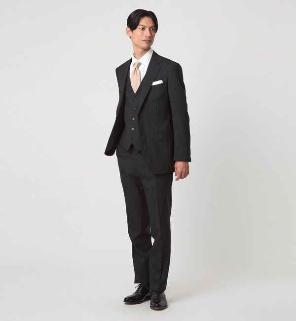 UNITED ARROWS green label relaxing「コットン ヘリンボーン ワイドカラー ドレスシャツ -形態安定-」|シャツ・ブラウス|