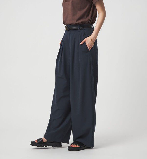 UNITED ARROWS green label relaxing「【WEB限定】＜at ease＞オルマイ スラックス ウォッシャブル ストレッチ UVカット」|スラックス|