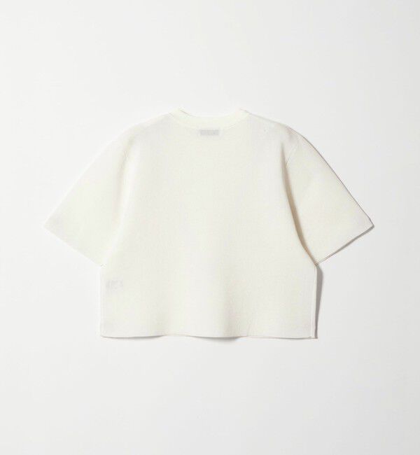 EMMEL REFINES「＜EMMEL REFINES＞EM HW フラワーモチーフ ショートスリーブ ニット」|ニット・セーター|