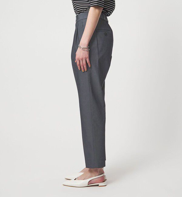 UNITED ARROWS green label relaxing「［size SHORT/TALLあり］Daily Chic タック スリム パンツ」|スラックス|