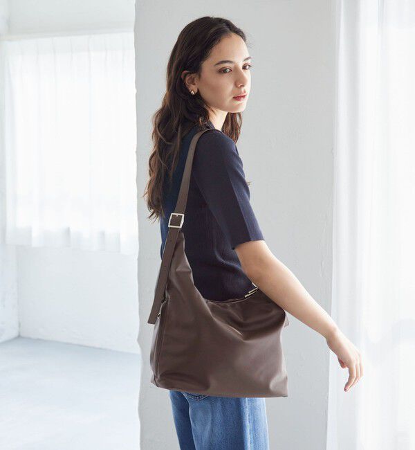 UNITED ARROWS green label relaxing「【WEB限定】＜PARTE＞ダブルバックル 2WAYショルダーバッグ  はっ水」|ショルダー・メッセンジャー|