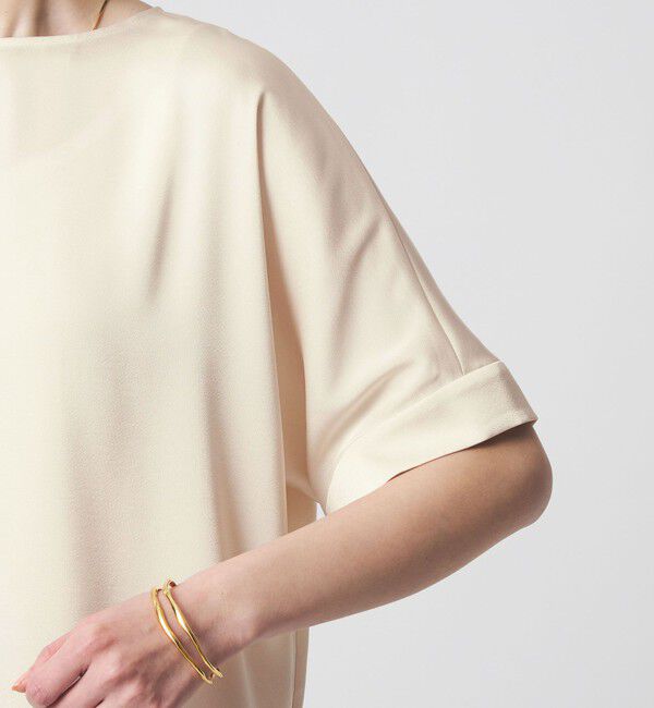 UNITED ARROWS green label relaxing「サテン TEE ブラウス」|シャツ・ブラウス|