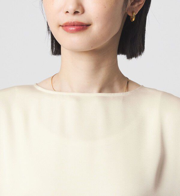 UNITED ARROWS green label relaxing「サテン TEE ブラウス」|シャツ・ブラウス|