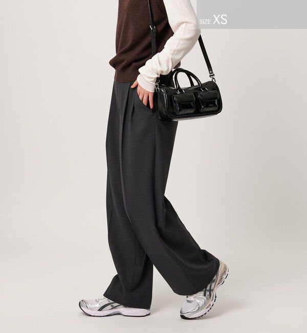 BEAUTY&YOUTH UNITED ARROWS「ポリエステルブレンド ２タック タブワイドパンツ」|その他|