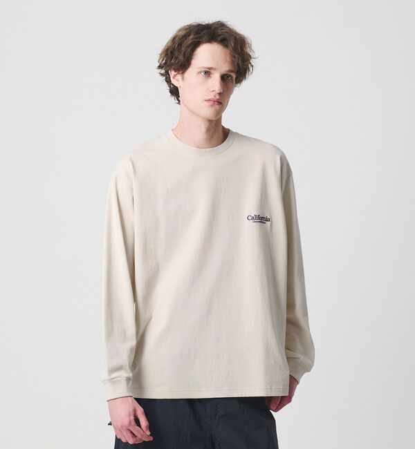 California General Store「＜CGS.＞オーガニック コットン ロングスリーブ ロゴ Tシャツ」|Tシャツ・カットソー|