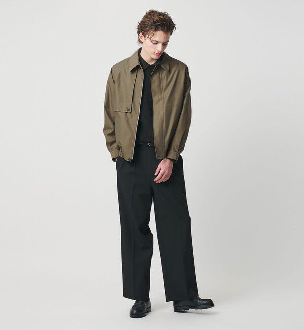 BEAUTY&YOUTH UNITED ARROWS「Veldam ギャバ ショート ジャケット」|ブルゾン・スタジャン|