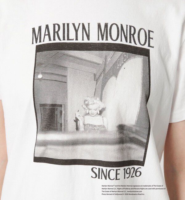 BEAUTY&YOUTH UNITED ARROWS「【別注】＜GOOD ROCK SPEED＞Marilyn Monroe フォトプリント Tシャツ」|Tシャツ・カットソー|
