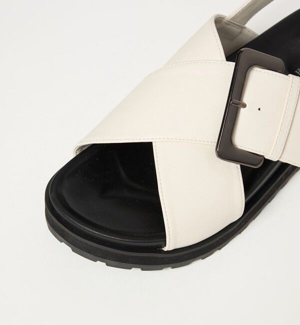 BEAUTY&YOUTH UNITED ARROWS「ビッグバックル クロスストラップ サンダル」|サンダル|