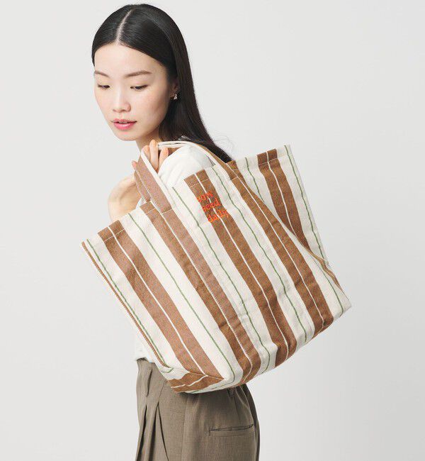 BEAUTY&YOUTH UNITED ARROWS「【別注】＜beej＞ストライプ 2WAY トートバッグ」|トートバッグ|