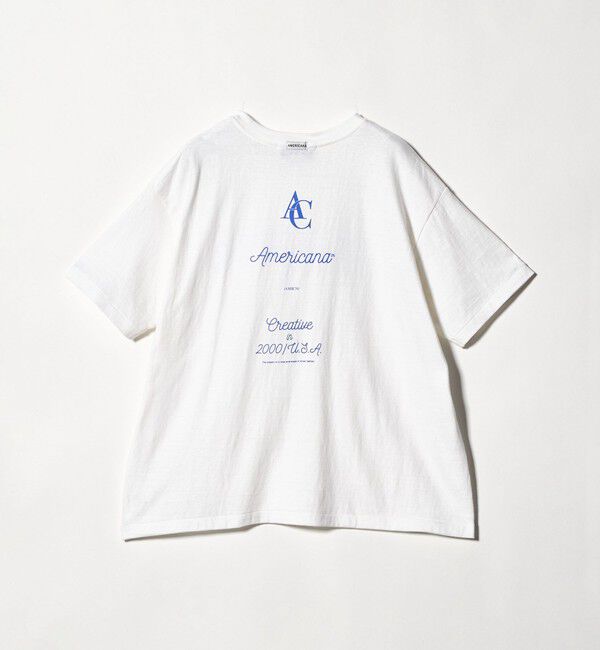 BEAUTY&YOUTH UNITED ARROWS「＜Americana＞ロゴ ショートスリーブ Tシャツ」|Tシャツ・カットソー|