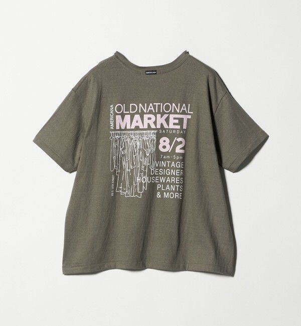 BEAUTY&YOUTH UNITED ARROWS「＜Americana＞ロゴ ショートスリーブ Tシャツ」|Tシャツ・カットソー|