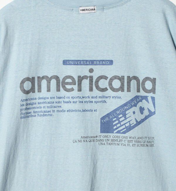 BEAUTY&YOUTH UNITED ARROWS「＜Americana＞ロゴ ショートスリーブ Tシャツ」|Tシャツ・カットソー|
