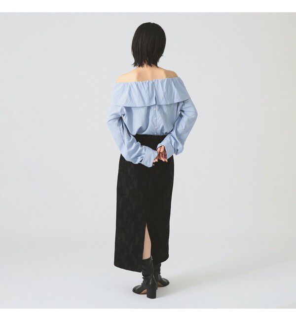 Ray BEAMS 「起毛 レース タイト スカート」|タイト|