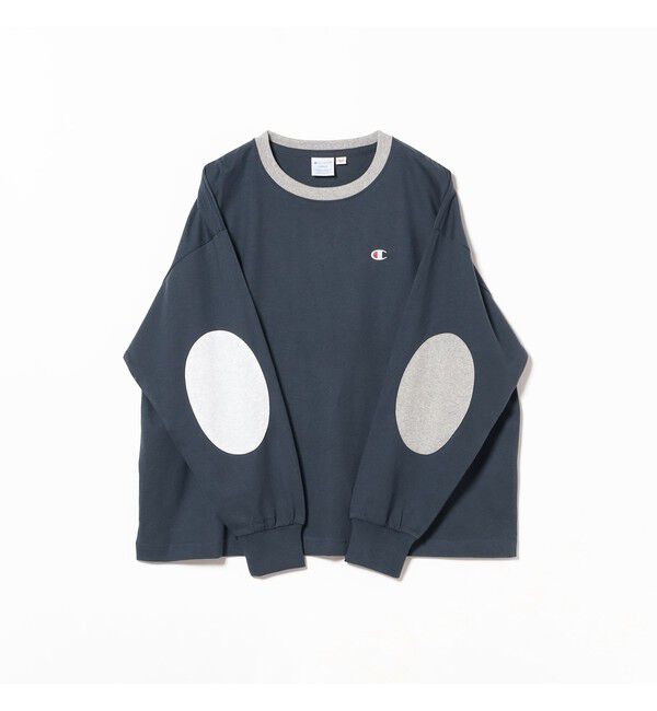 BEAMSBOY「【別注】Champion / エルボーパッチ Tシャツ」|Tシャツ・カットソー|