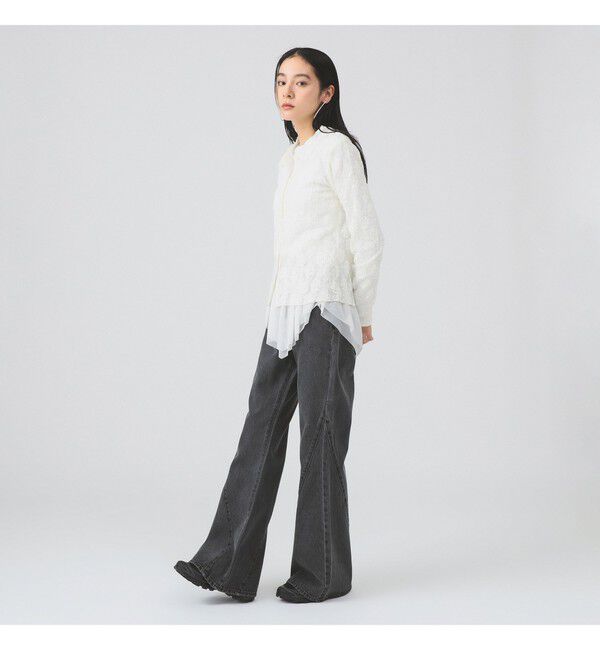 Ray BEAMS 「カット レース シャツ」|シャツ・ブラウス|